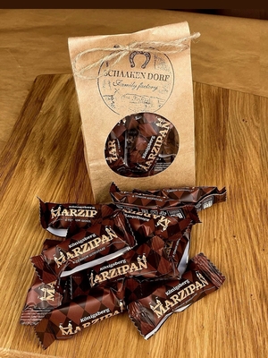 Марципан в темном шоколаде, 300 гр