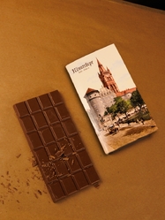 Шоколад молочный, открытка "Alten Konigsberg", 100 гр