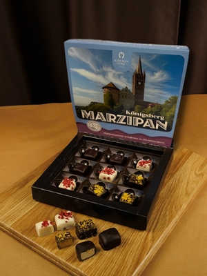 Марципановые конфеты ассорти "Винный ресторан", 130 гр