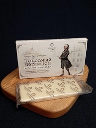 Марципановая плитка в белом шоколаде "КАНТ", 90 гр