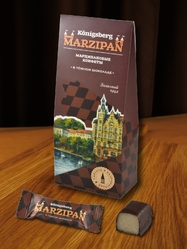 Марципановые конфеты в темном шоколаде, 135 гр