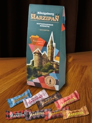 Марципановые конфеты "Королевский замок" МИКС, 135 гр