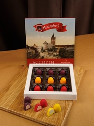 Конфеты "Konigsberg" Королевский замок, ассорти ягодное, 130 гр.