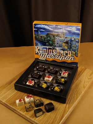 Марципановые конфеты ассорти "Остров Кнайпхоф", 130 гр