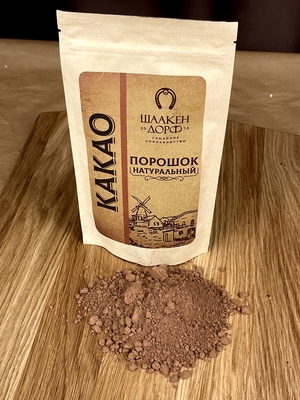 Какао-порошок натуральный, крафт-пакет, 100 гр