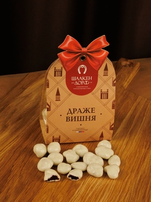 Драже "Вишня в белом шоколаде", 150 гр