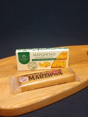 Марципановые палочки запеченные с апельсином и имбирем, 50 гр