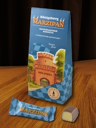 Марципановые конфеты в молочном шоколаде, 135 гр