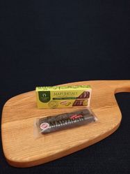 Марципановые палочки в темном шоколаде с соленой фисташкой, 50 гр