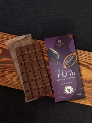 Шоколад горький 70%, ГОСТ, 100 гр